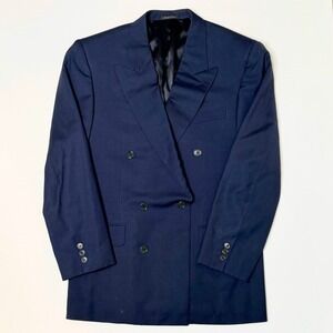 Balenciaga Pour Homme Double-Breasted Wool Blazer | Size 38 Short | SKU‎ 98xl